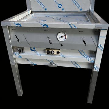 NIEUWE visbakoven bakwand Gas frituur Vis / Oliebol friteuse, Ophalen of Verzenden, Nieuw zonder verpakking, Fornuis, Frituur en Grillen