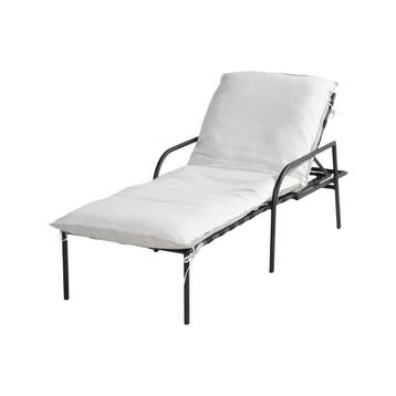 Hartman Jeremy ligbed zwart - Ligbedd, Tuin en Terras, Nieuw