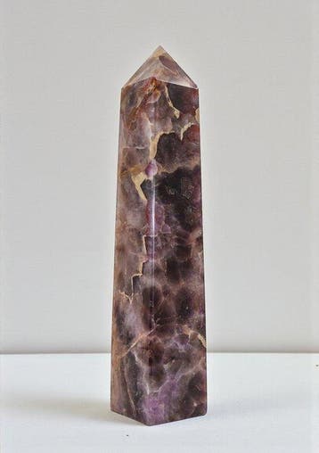 Uitzonderlijke Blauwe Amethist Kristallen Toren van 305 mm –