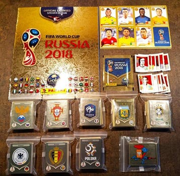 2018 Panini Swiss Gold Edition Cristiano Ronaldo, Lionel, Nieuw