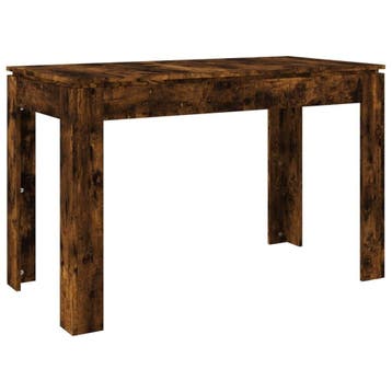 Eettafel 120x60cm Gerookt Eiken | Retourdeal 54% Korting, Huis en Inrichting, Tafels | Eettafels, Gebruikt, 100 tot 150 cm, Minimalistisch