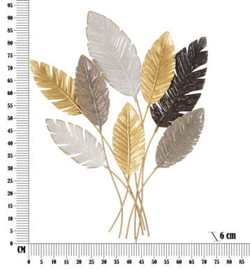 WANDDECORATIE PALMY CM 73X6X93, Ophalen of Verzenden, Nieuw