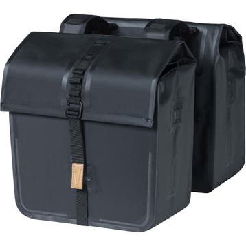 Basil dubbele fietstas Urban dry black, Verzenden, Nieuw