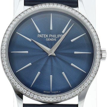 Patek Philippe - Calatrava Watch 1.4 Diamond Bezel Midnight, Nieuw