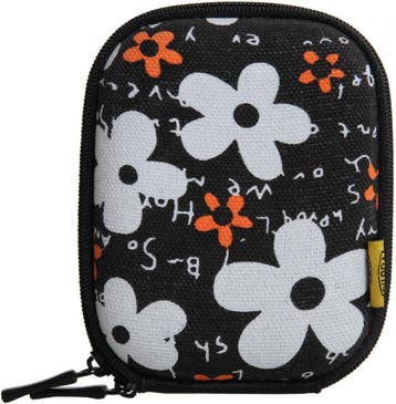 Bilora Shell Bag I Compact Camera Case - Bloemen/Zwart (Nieu, Verzenden, Nieuw