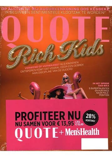 Pakket Quote + MensHealth - 07 2025, Verzenden, Nieuw, Lichaam en Geest
