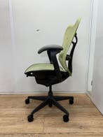 Refurbished Herman Miller Mirra Bureaustoel - Scherpe Prijs, Verzenden, Geel, Zo goed als nieuw, Bureaustoel