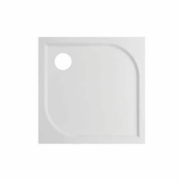 Douchebak VM Go Argon 90x90x3cm Polybeton Vierkant Wit, Doe-het-zelf en Verbouw, Sanitair, Ophalen of Verzenden, Nieuw