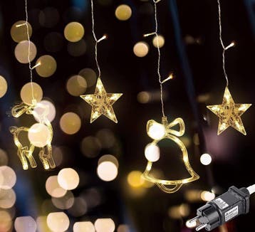 LED kerstfiguurtjes set - 2 meter - Met stekker, Ophalen of Verzenden, Nieuw