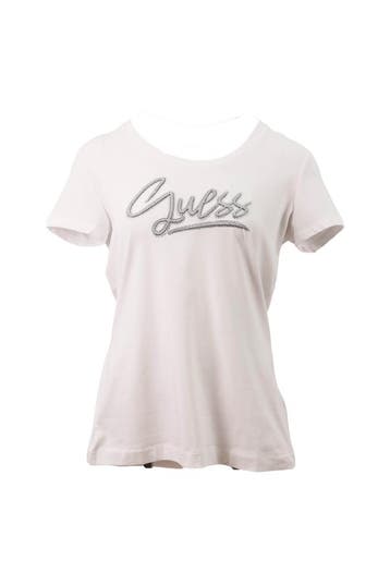 Guess T-shirt in maat L Wit, Guess, Verzenden, Zo goed als nieuw, Wit