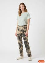 Wrangler Jeans Dames maat W27 / L31 Beige and Black Vintage, Ophalen of Verzenden, Nieuw