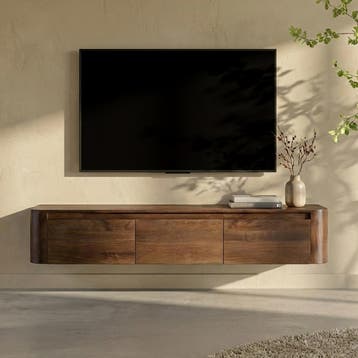 *WOONWINKEL* Hangend Tv-meubel Donker Hout 160 Cm, Verzenden, Nieuw