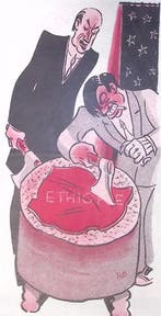 De schandelijke koekhakkerij der diplomaten (lijst optie), Verzenden