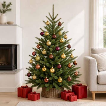 vidaXL Kerstballen set 100 st Bruin en goud 4 cm Polystyreen, Verzenden, Nieuw