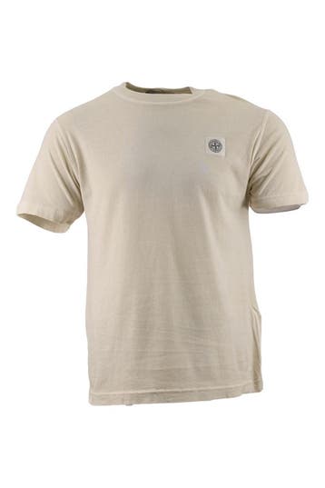 Stone Island T-shirt in maat S Wit, Verzenden, Gedragen, Wit, Stone Island