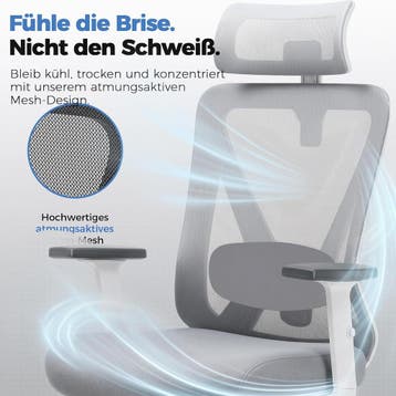 Ergonomische Bureaustoel -  Office Chair - Gamestoel - Volwa, Verzenden, Zo goed als nieuw