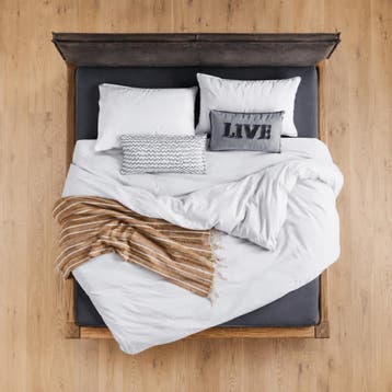 Van Schaik Madera Massief Eiken Balkenbed - 160 x 220, Nieuw