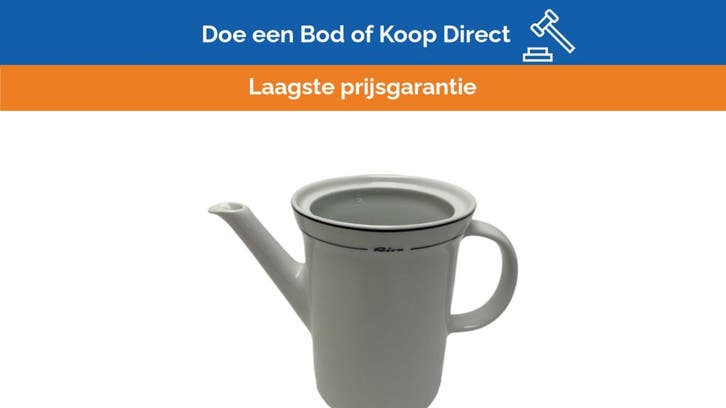 Bieden: Riva | Richard Ginori 336020 teapot, Huis en Inrichting, Woonaccessoires | Overige, Nieuw, Ophalen of Verzenden