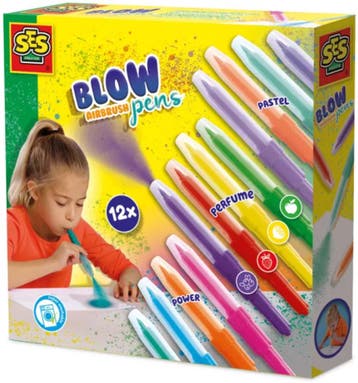 SES - Blow Airbrush Pennen (12 stuks) | SES Creative - Hobby, Verzenden, Nieuw