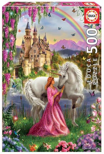 Fairy And Unicorn Puzzel (500 stukjes) | Educa - Puzzels, Verzenden, Nieuw