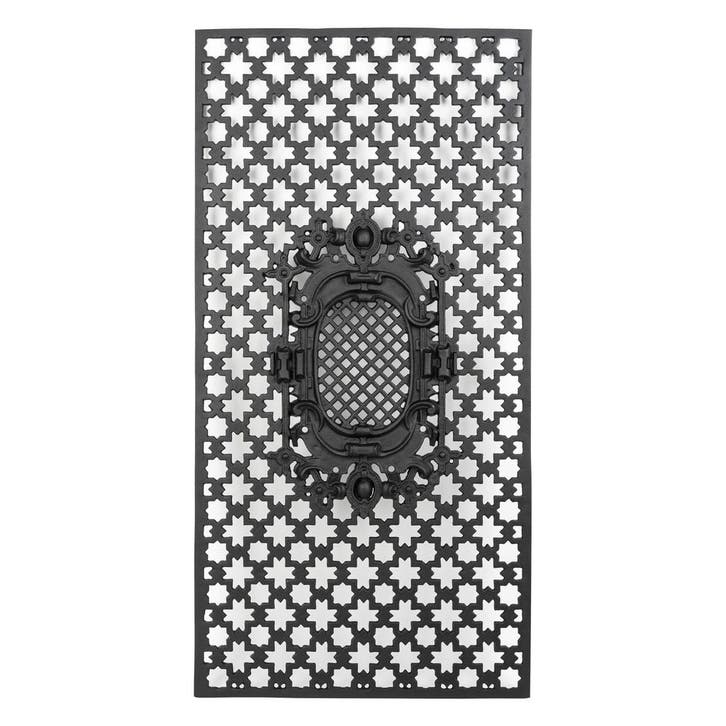 Deurrooster H:97 x B:60 Medaillon R 459 Decoratie, Tuin en Terras, Tuinwanddecoratie, Verzenden