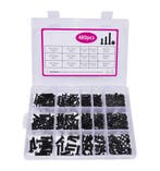 Assortiment zwarte metrische bouten (M3–M5) – 480 stuks, Ophalen of Verzenden, Nieuw