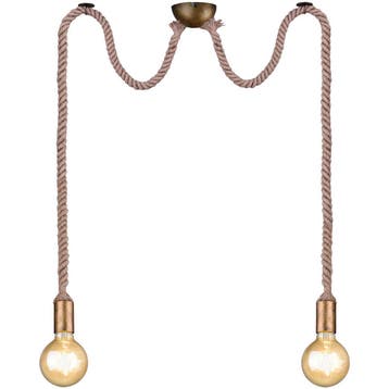 LED Hanglamp - Hangverlichting - Trion Robin - E27 Fitting -, Huis en Inrichting, Ophalen of Verzenden, Nieuw, Metaal, Overige fittingen