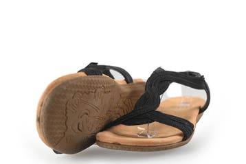 Dolcis Sandalen in maat 42 Zwart, Dolcis, Verzenden, Zwart, Sandalen of Muiltjes