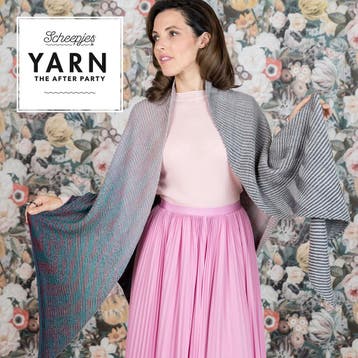 Breipatroon Omslagdoek Read Between the Lines Shawl met st, Ophalen of Verzenden, Nieuw