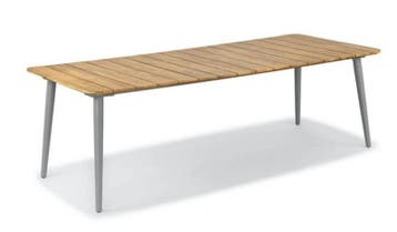Dining Tuintafel  Reims  200x100 cm  Acaciahout  Grijs  The, Verzenden, Nieuw