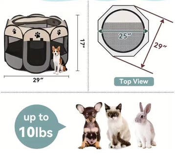 Opvouwbare Huisdierbox voor Honden en Katten Oxford Stof, Dieren en Toebehoren, Verzenden, Nieuw