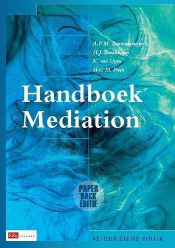 Handboek mediation 9789012389570, Boeken, Verzenden, Gelezen
