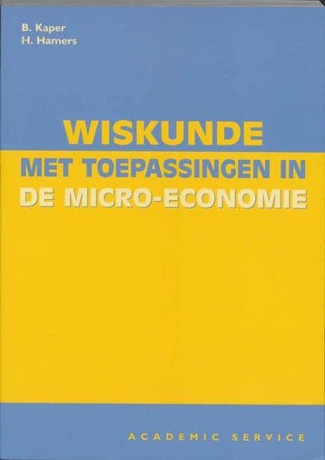 Wiskunde met toepassingen in de micro - Kaper, Verzenden, Gelezen