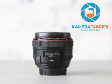Canon EF 50mm f/1.2L USM - 1 jaar garantie!, Audio, Tv en Foto, Fotografie | Lenzen en Objectieven, Ophalen of Verzenden, Zo goed als nieuw