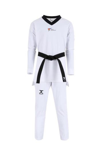 JCalicu Hero taekwondopak | WT Wit (Maat: 210), Verzenden, Nieuw, Taekwondo, Vechtsportpak