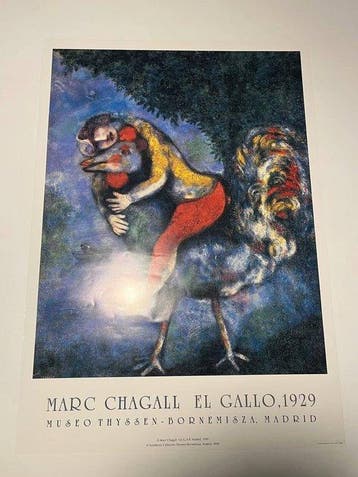 Marc Chagall - El Gallo - **Original Museo