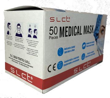 Medische mondmaskers type II - 50 stuks, Ophalen of Verzenden, Nieuw, Overige kleuren