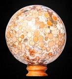 19,5 cm grote roze Cobra Jasper bol - 10,37 kg - Madagascar