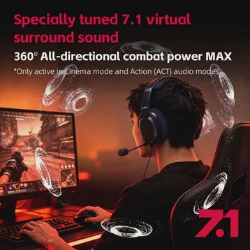 FIIO FG3 HIFI Gaming Headset: Virtueel 7.1 Surround Sound, D, Verzenden, Nieuw