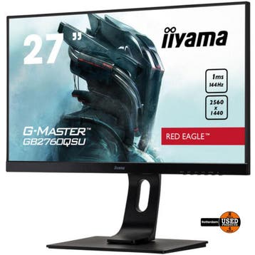 Iiyama G-Master GB2760QSU-B1, Verzenden, Gebruikt