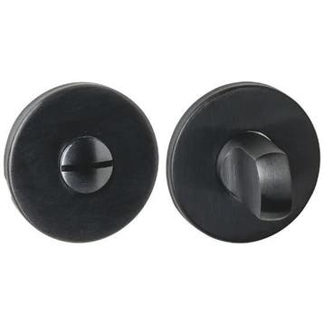 WC-sluiting verdekt PVD zwart - voor binnendeur - Intersteel, Ophalen of Verzenden, Nieuw, Rvs, Slot