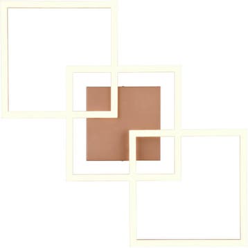 LED Plafondlamp - Trion Square - 31W - Warm Wit 3000K -, Ophalen of Verzenden, Nieuw, Metaal, Overige fittingen