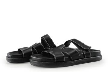Sacha Slippers in maat 42 Zwart, Slippers, Verzenden, Zwart, Zo goed als nieuw