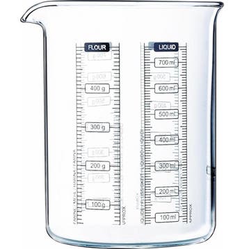 Pyrex Kitchen Lab Maatglas 0,75L, Verzenden, Nieuw