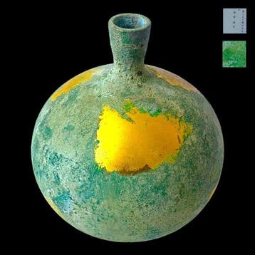 Takaoka Gold Leaf Bronzeware Vase () - sculptuur, Antiek en Kunst