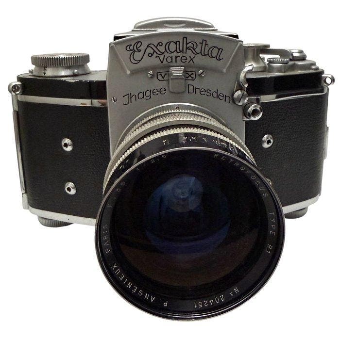 Exakta Varex VX SLR Camera - P. Angénieux Paris 35m f/2.5, Audio, Tv en Foto, Fotocamera's Analoog
