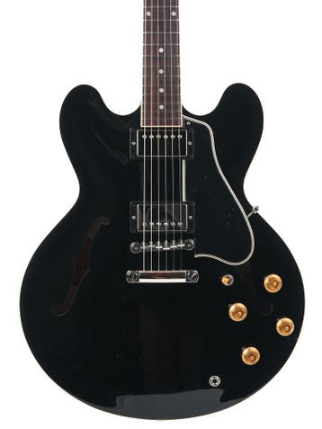 Gibson ES335 50s Ebony (Instrument,Electric Guitars), Muziek en Instrumenten, Snaarinstrumenten | Gitaren | Elektrisch, Ophalen of Verzenden