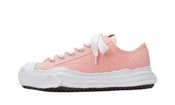 Maison Mihara Yasuhiro Hank OG Sole Canvas Low Pink, Nieuw