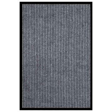 vidaXL Deurmat 80x120 cm gestreept grijs, Verzenden, Nieuw