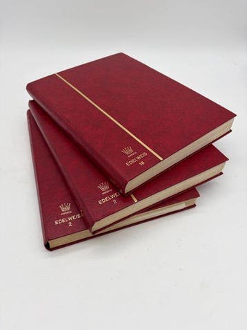 België 1964/1996 - Partij van 3 albums - 32 jaar aan nieuwe, Postzegels en Munten, Gestempeld